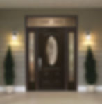 Provia door sidelites and transom