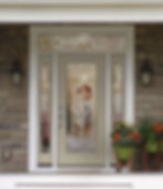 Provia door sidelites and transom